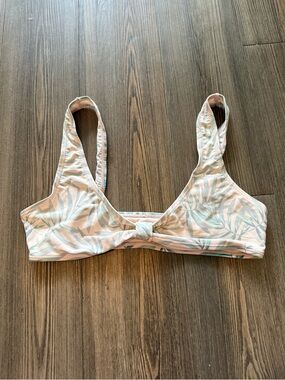 Betty Jade Palm Bikini Top